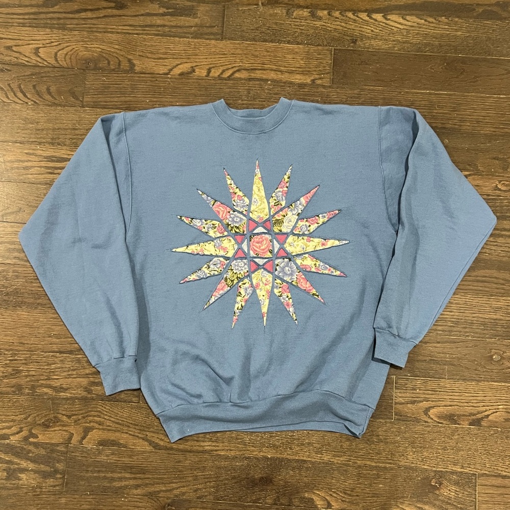 Rare vintage sunburst crewneck